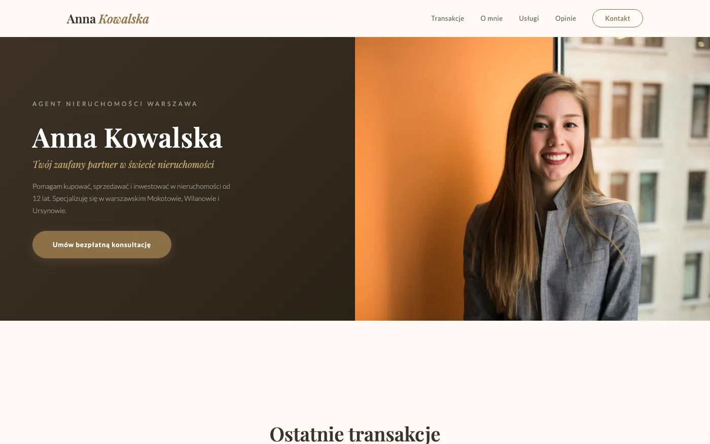 Marka Osobista Klasyczna - demo strony